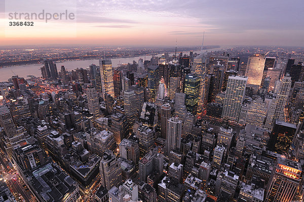 Panorama  Empire State Building  Midtown  Manhattan  New York  New York  USA