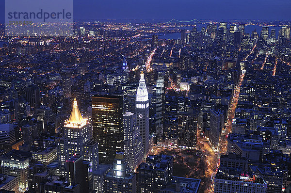 Panorama  Empire State Building  Midtown  Manhattan  New York  New York  USA