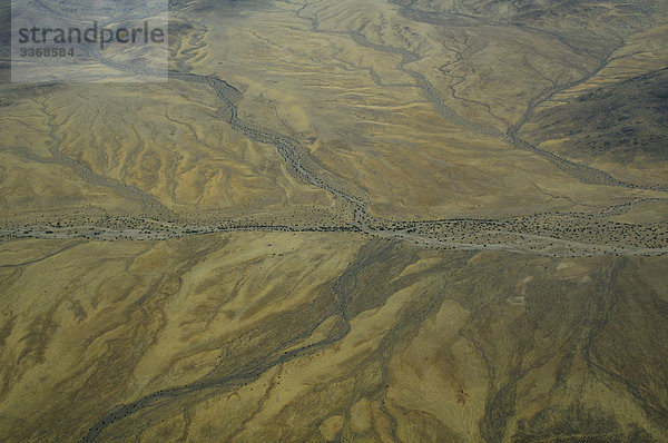 Luftaufnahme  Serra Cafema  Kunene Region  Namibia  Afrika  Reisen  Natur