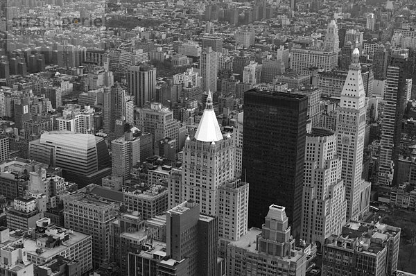 Panorama  vom Empire State Building  Midtown  Manhattan  New York  USA  Gebäude  Wolkenkratzer  Stadt  Reisen  American  urban