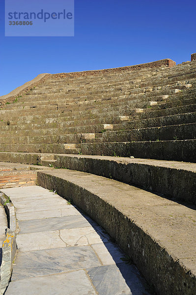 Theater  Ostia Antike  a  Provinz Rom  Latium  Italien