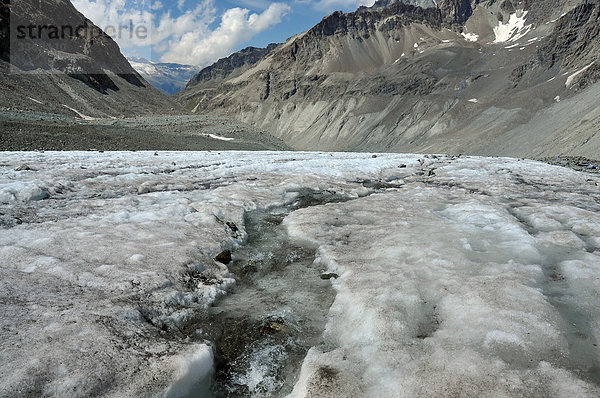 Globale Erwärmung  Schmelzen  Gletscher  Erwärmung  Heizung  warm  Klima  Katastrophe  Katastrophe  Treibhauseffekt  Kohlendioxid  Berge  Brook  Wasser  Eis  Schmelzen
