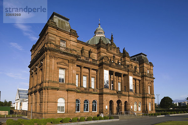 Schottland  Glasgow  Völker Palace und Winter Gardens Museumsgebäude