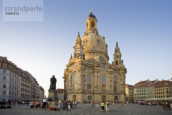 Deutschland  Dresden  Frauenkirche  Kirche  Kathedrale  Ort  Space  Reisen  Tourismus  Ferien  Urlaub