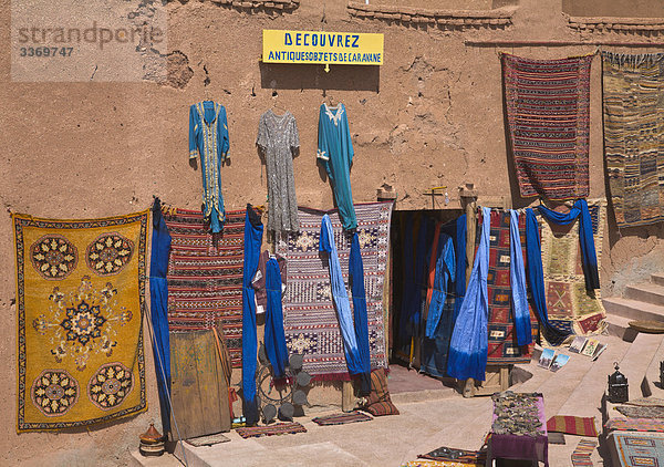 Shop in Taourirt Kasbah  Ouarzazate  Marokko