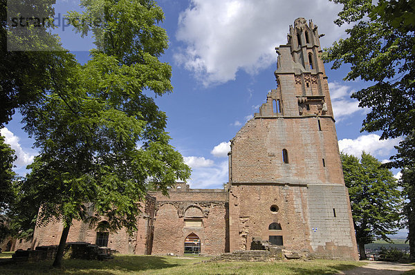 Deutschland  Rheinland-Pfalz  Kloster Limburg  Bad Dürkheim  nördlichen Weinstraße  die Pfalz  Ruinen