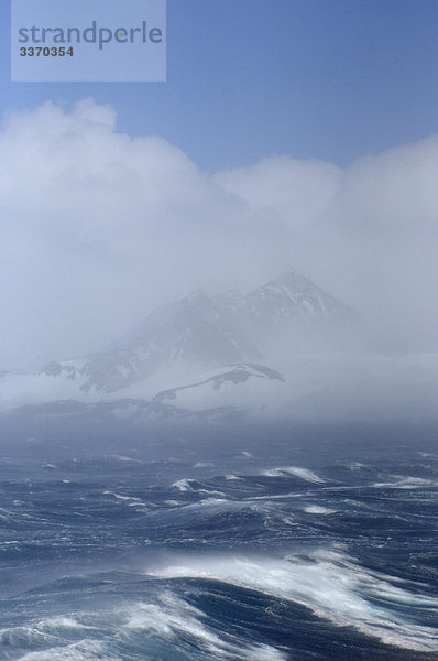 Antarktis  Antarktis  Hurrikan  Sturm  Wellen  Schaumstoff
