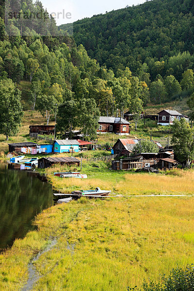 Dorf am Baikalsee