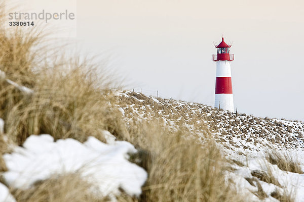 Leuchtturm  Sylt  Schleswig-Holstein  Deutschland