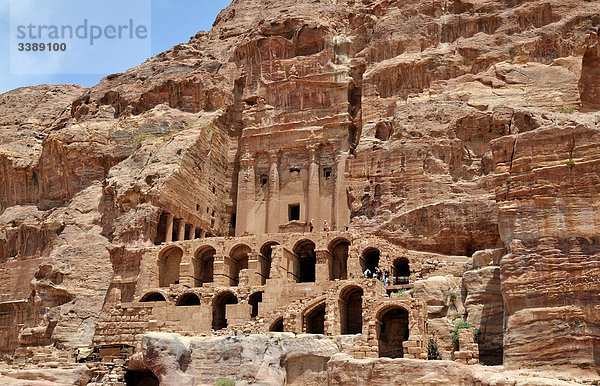 Ruine  Petra  Jordanien  Asien