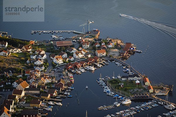 Eine kleine Stadt am Meer  Schweden.