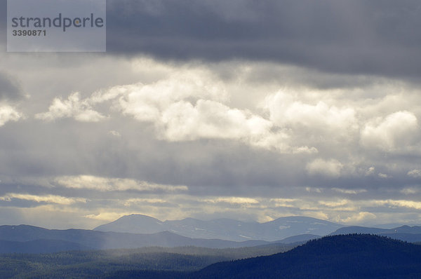 Himmel über Berglandschaft