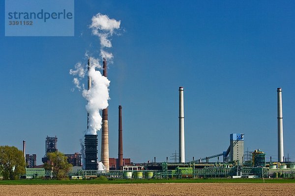 Mittal Stahlwerk  Ruhrort  Duisburg  Ruhrgebiet  Nordrhein-Westfalen  Deutschland