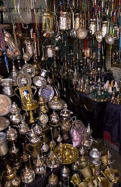 Orientalischer Markt  Kairouan  Tunesien  Afrika