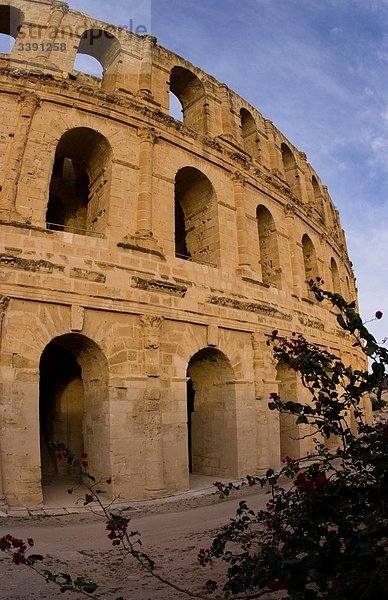 Amphitheater  El Jem  Tunesien  Afrika