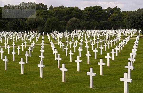 Amerikanischer Soldatenfriedhof  Tunis  Tunesien  Afrika