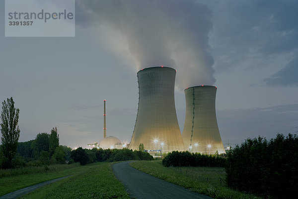 Atomkraftwerk  Grafenrheinfeld  Deutschland