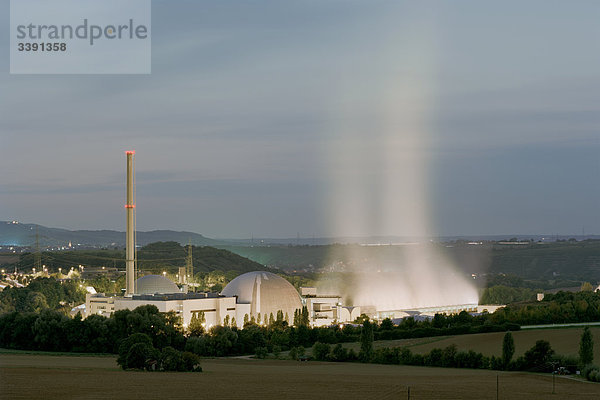 Kernkraftwerk Neckarwestheim  Deutschland  Erhöhte Ansicht