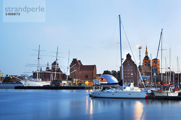 Hafen von Stralsund  Deutschland