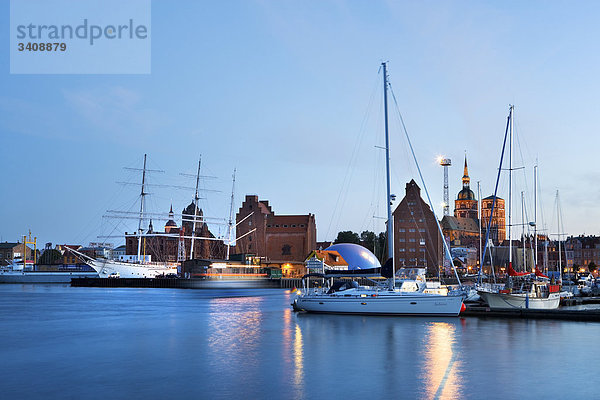 Hafen von Stralsund  Deutschland