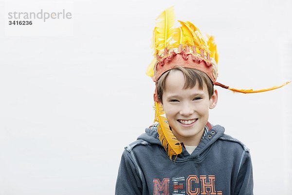 Portrait des Jungen im Kostüm