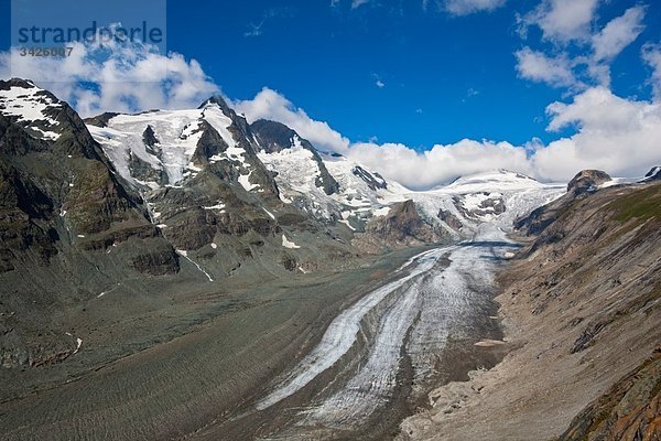Österreich  Nationalpark Hohe Tauern  Großglockner  Pasterze-Gletscher