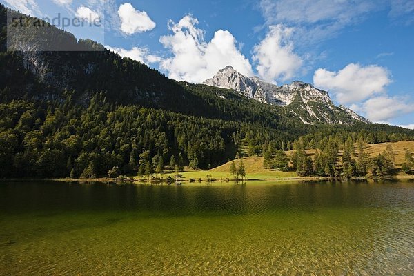 Deutschland  Bayern  Ferchensee mit Wettersteingebirge im Hintergrund