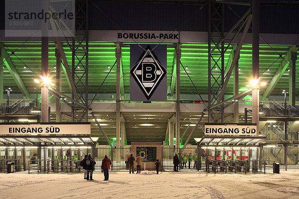 Stadion Borussia-Park  Mönchengladbach  Nordrhein-Westfalen  Deutschland  Europa