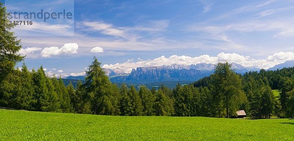 Italien  Südtirol  Dolomiten  Panoramablick