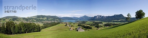 Österreich  Salzkammergut  Mondsee  Schafberg im Hintergrund