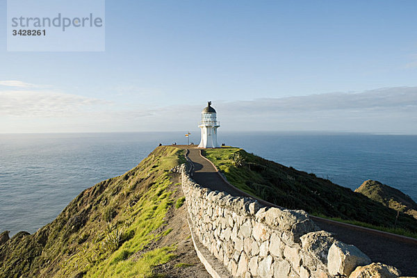 Leuchtturm am Cape Reigna  Northland  Neuseeland