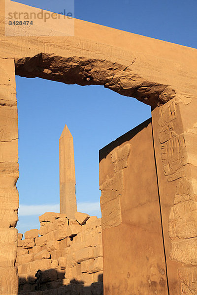 Obelisk am Karnak-Tempel