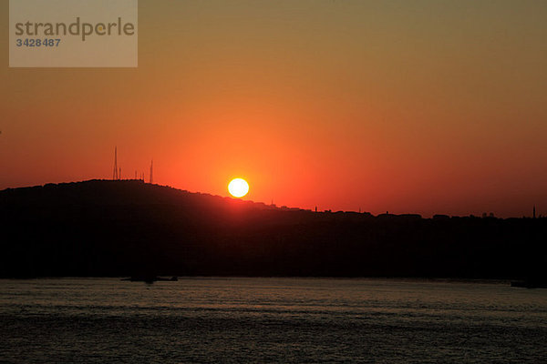 Sonnenaufgang im Istanbul Türkei