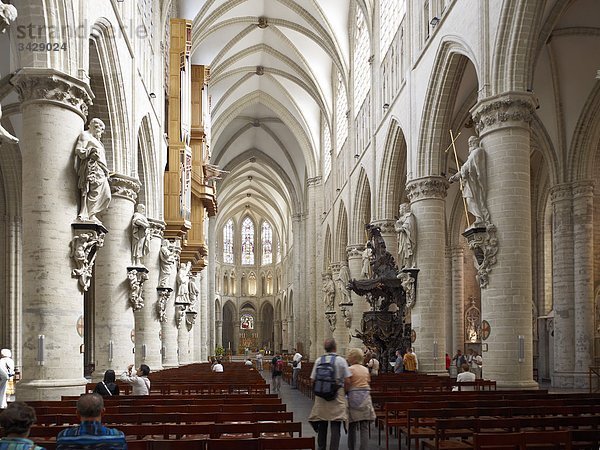 Kathedrale St. Michael und St. Gudula  Brüssel  Belgien  Europa