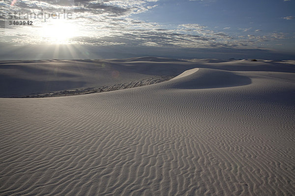 White Sands National Monument  New Mexico  USA