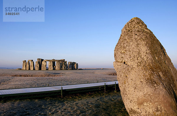 Stonehenge  Wiltshire  UK  England  Europa