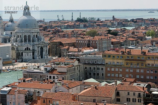 Stadtansicht über Venedig  Italien  Europa