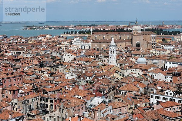 Stadtansicht über Venedig  Italien  Europa