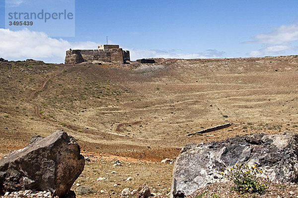 Castillo de Santa Barbara  Teguise  Lanzarote  Kanarische Inseln  Spanien  Europa