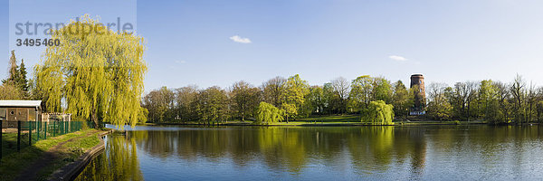 Obersee in Alt-Hohenschönhausen  Berlin  Deutschland