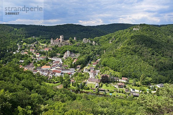 Österreich  Waldviertel  Hardegg castle