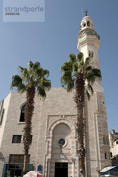 Israel  Westjordanland  Bethleem  Manger Square  Omar-Moschee
