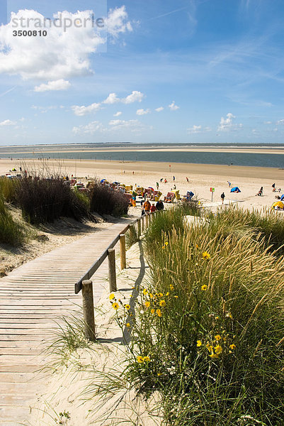 Strand auf Langeoog  Deutschland