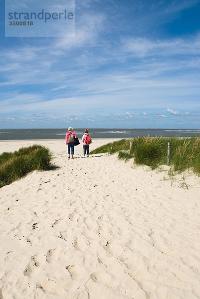 Strand auf Langeoog  Deutschland