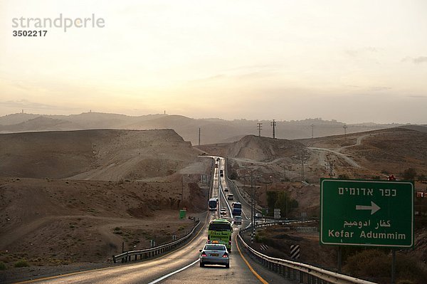 Israel  Westjordanland  Jericho  Highway nach Jerusalem
