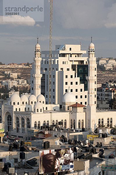 Israel  Westjordanland  Ramallah  die Moschee