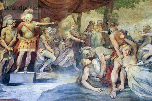Rom Hauptstadt Kunstmaler Maler sprechen Latium Freske Italien Konservatorenpalast