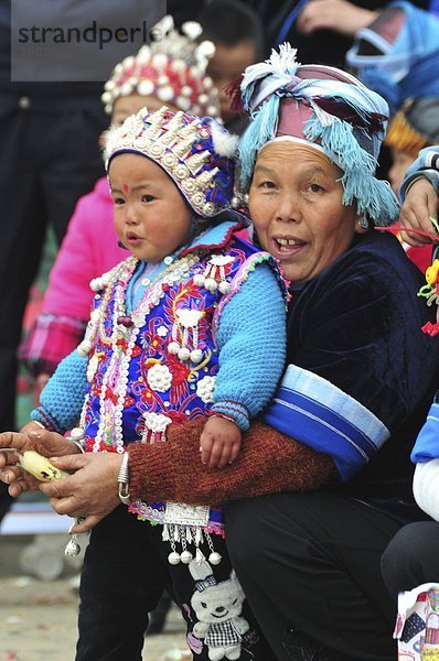 Asien  China  Guizhou-Provinz  Guyang Bereich  Gulong Dorf  Lusheng Festival  Miao Minderheit