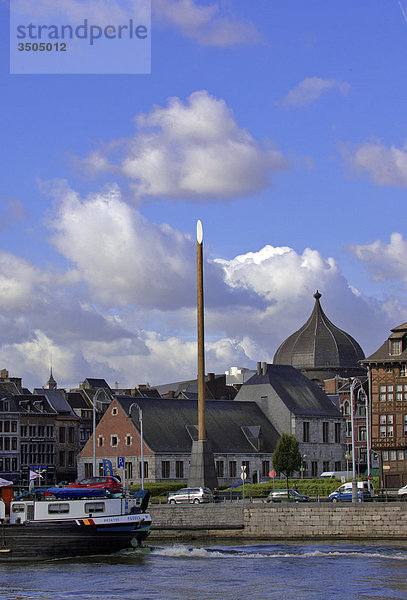 Belgien  Wallonien  Lüttich  Quai De La Goffe  Fleisch hall