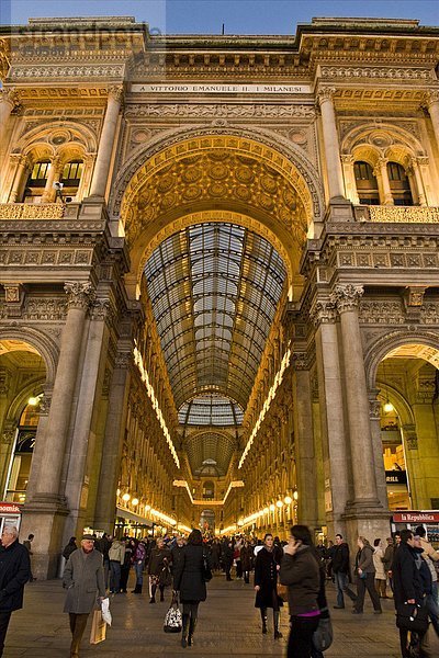 Italien  Lombardei  Mailand  die Galleria Vittorio Emanuele